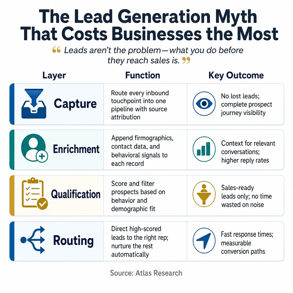 Infographic: The Lead Generation Myth That Costs Businesses the Most